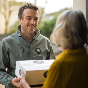 Vers aan tafel, het eten is weer stipt geleverd!