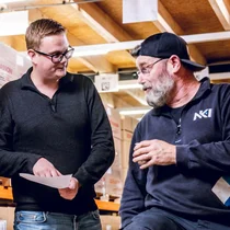 Maikel Mentink (links op de foto), planner